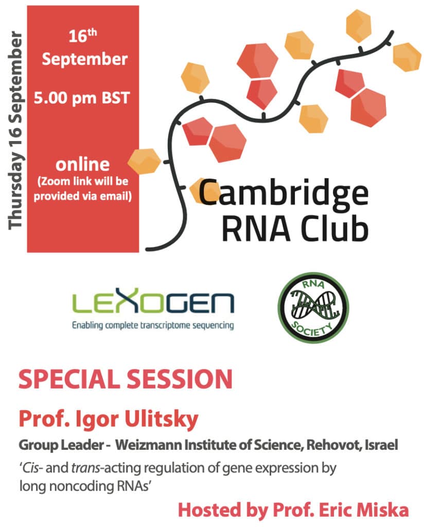 Poster for RNA Club Sept 2021