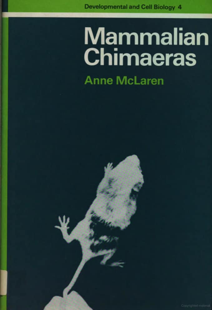 Book cover for Mammalian Chimaeras by Anne McLaren